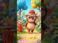 Funny Monkey Banana Slip 😂 | Kids Moral Short