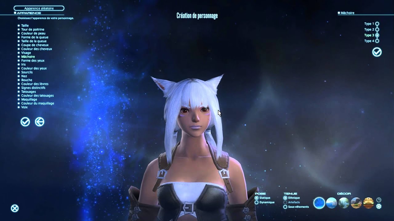 Final Fantasy XIV : Création de personnage (1080p60ips) - YouTube