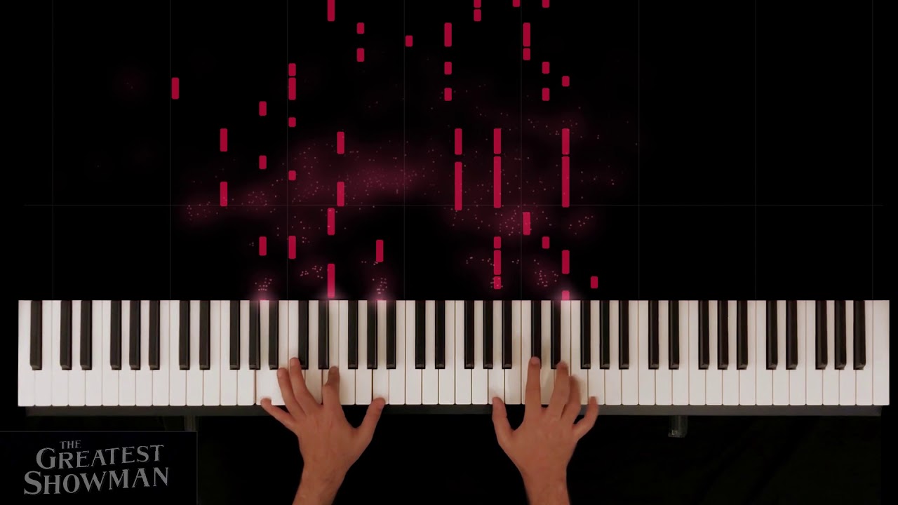 The Greatest Showman OST - The Other Side (Piano) visualised