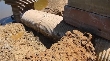 Floating Overflow Pipe Repair