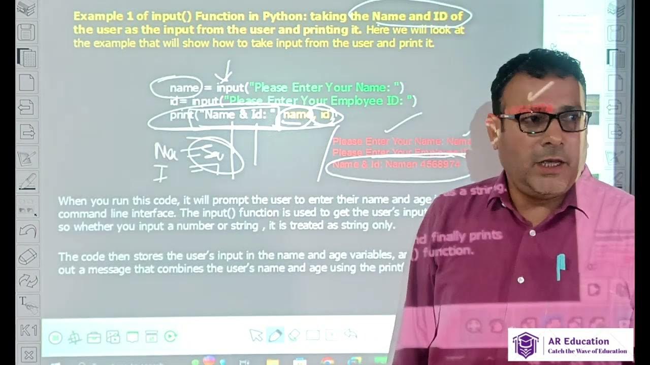 Python Input() function - YouTube