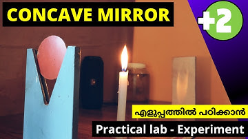 Concave Mirror - Practical Lab Experiment | Plus Two Physics | Malayalam