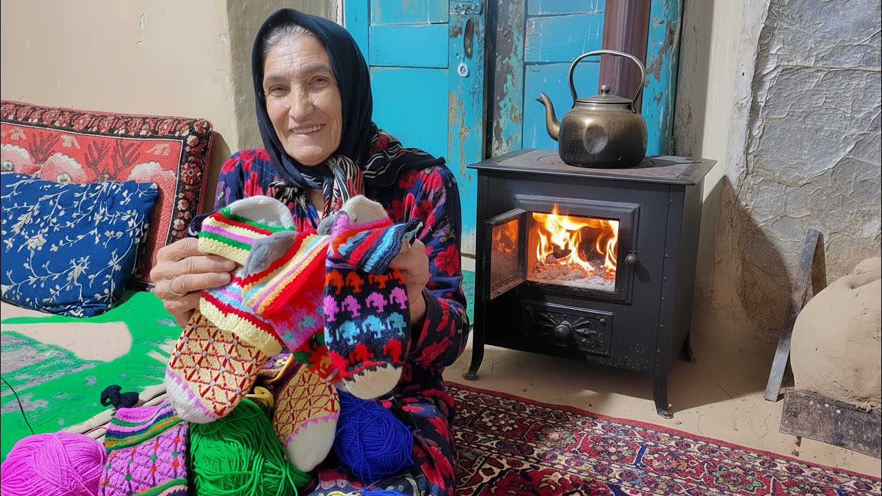 Hard but Peaceful Mountain Life with Grandma | Traditional Farming Story