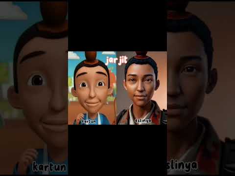 inilah wajah asli karakter kartun Upin dan Ipin😱🤗 #upinipin #edit #kartunanak