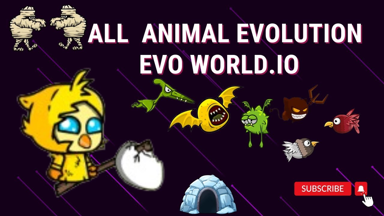 🦅 All Animal Evolution in EvoWorld.io! 🐍 From Fly to ! #evoworld - YouTube
