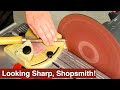 Master razorsharp lathe  bench chisels using your shopsmith sharpening guide