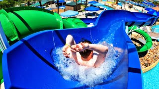 Take a ride on the captain scurvy water slide at pirates bay park in
baytown, texas, united states. type: pool sider manufactured by: white
west ...