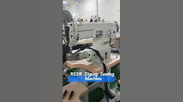 “REER Industrial Zigzag Sewing Machine | Heavy Duty Precision for Leather, Canvas & Upholstery”