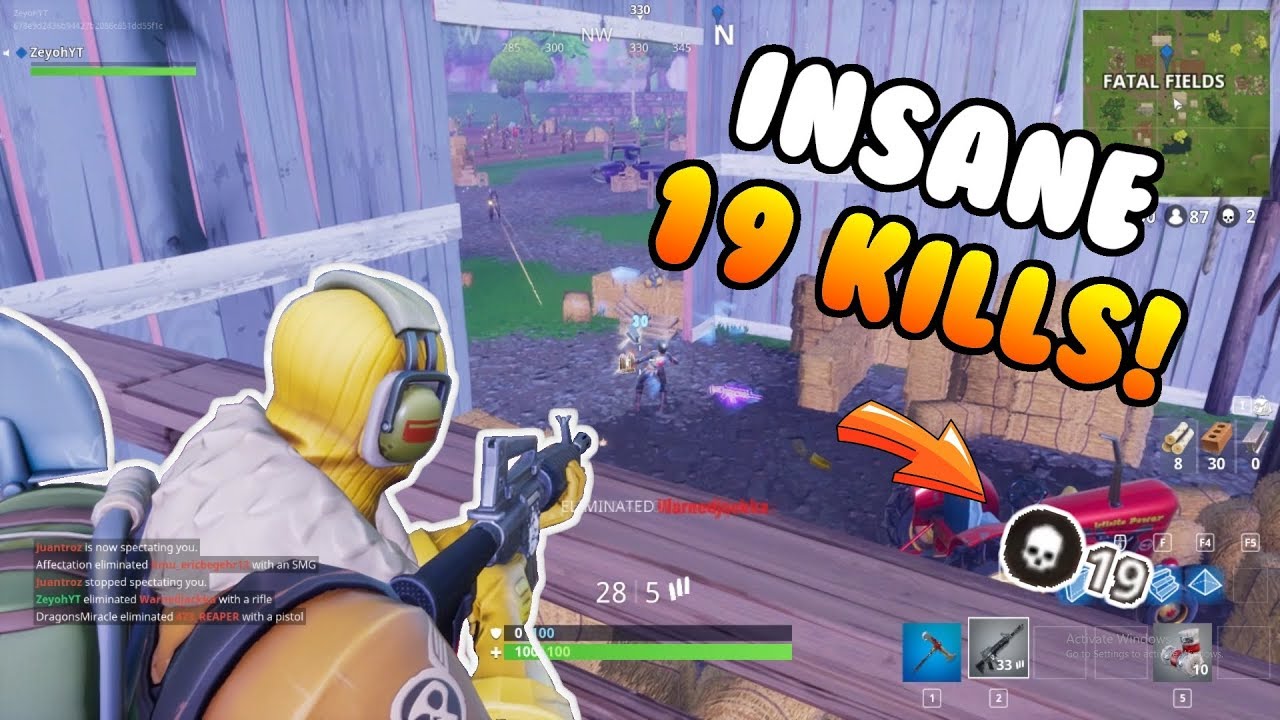 INSANE 19 Kill Game - Fortnite Solo Gameplay - YouTube