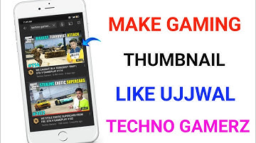 How To Make Thumbnail Like Techno Gamerz In Android
