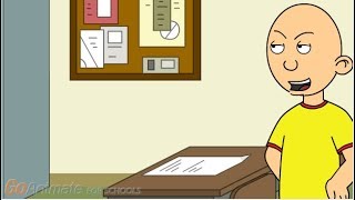 Caillou Refuses To Do His Schoolworkgrounded