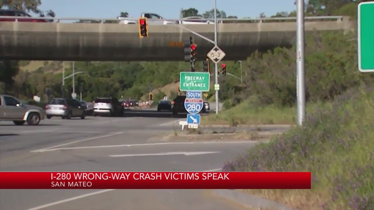 I-280 wrong way crash victims speak - YouTube