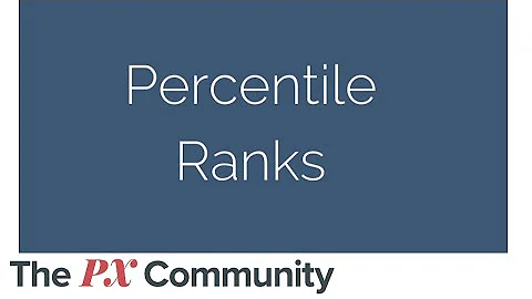 Percentile Ranks   What you REALLY need to know