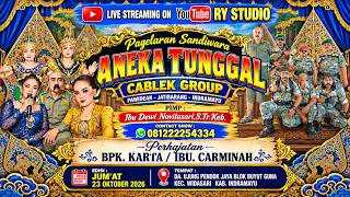 Download lagu 🔴LIVE #MALAM ANEKA TUNGGAL BPK KARTA / IBU CARMINAH DS. UJUNG PENDOK - WIDASARI - IM 23 OKT 2026