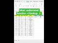 Learn XLOOKUP Fast🔥(Excel Trick)