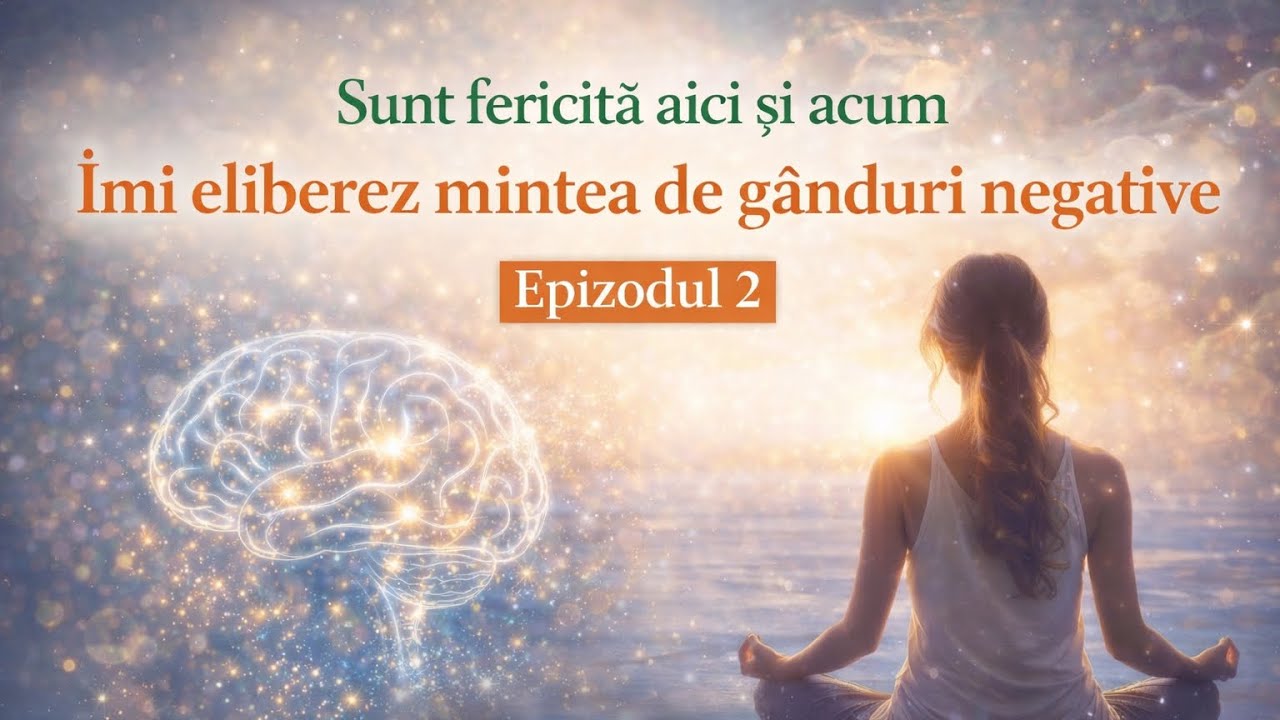 Îmi eliberez mintea de gânduri negative | Regăsește liniștea interioară – Meditație ghidată