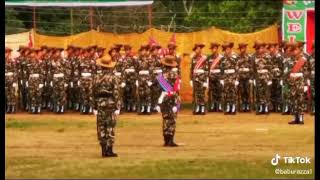 नेपाली सेना को  सैन्य आधार तालीम को अन्तीम दलिल कवाच।