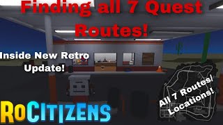 Rocitizens How To Find All Tire Marks Letter S All 7 Routes In Retro Update Roblox Youtube - roblox rocitizens donut locations