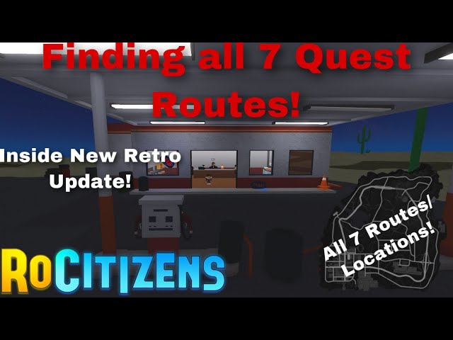 Rocitizens How To Find All Tire Marks Letter S All 7 Routes In Retro Update Roblox Youtube - roblox rocitizens donut locations