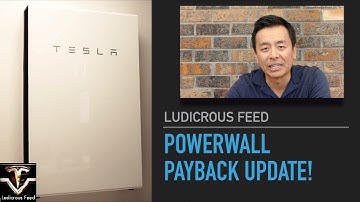 Tesla PowerWall2 Payback Time with Real World Data | Ludicrous Feed | Tesla Tom