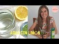 Beneficios de tomar agua tibia con limón en ayunas