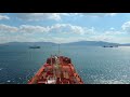 Залив Элевсинии ну далеко у Афин  маневрирование танкера