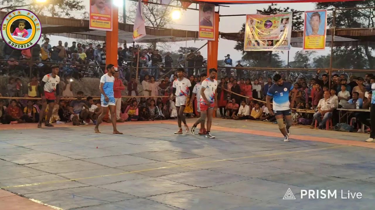 नंदेली vs उच्चभट्ठी ग्रामीण स्तरीय  कबड्डी प्रतियोगिता उच्चभट्ठी -जिला रायगढ़