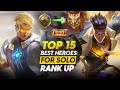 TOP 15 BEST HEROES TO SOLO RANK UP TO MYTHICAL IMMORTAL AFTER THE NEW SEASON PATCH