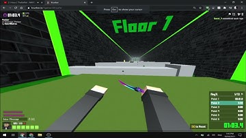 Krunker Parkour on 10 FPS Challenge