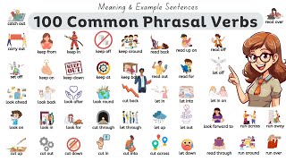 100 Most Common Phrasal Verbs List With Meaning & Sentences #learnenglish #vocabulary #phrasalverbs