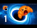 Jelly Hole: Roll &amp; Eat Pals - Gameplay Walkthrough Part 1 - Level 1 ~ 10 (Android, IOS)