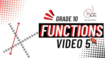 Grade 10 Functions video 5 - The vertical shift on the linear function