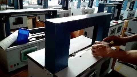 small automatic band packer Automatic paper wrapping strapping banding machine YH-380