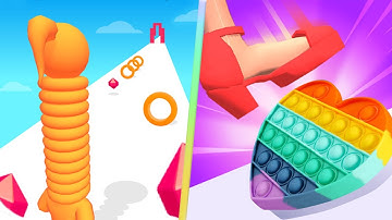 Long Neck Run Vs Tippy Toe Max Level Gameplay iOS,Android Walkthrouh Alltrailers Update R53E5T