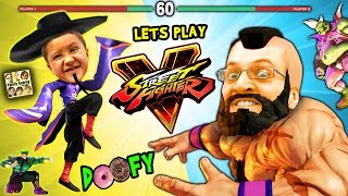 ДАВАЙТЕ БОРОТЬСЯ в уличным бойцом 5! Doofy Butt Царапины Donuts (FGTEEV Mike