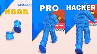Noob Vs Pro Vs Hacker In Human Giant