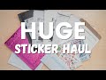 HUGE STICKER HAUL | Planner Stickers | Foiled Stickers
