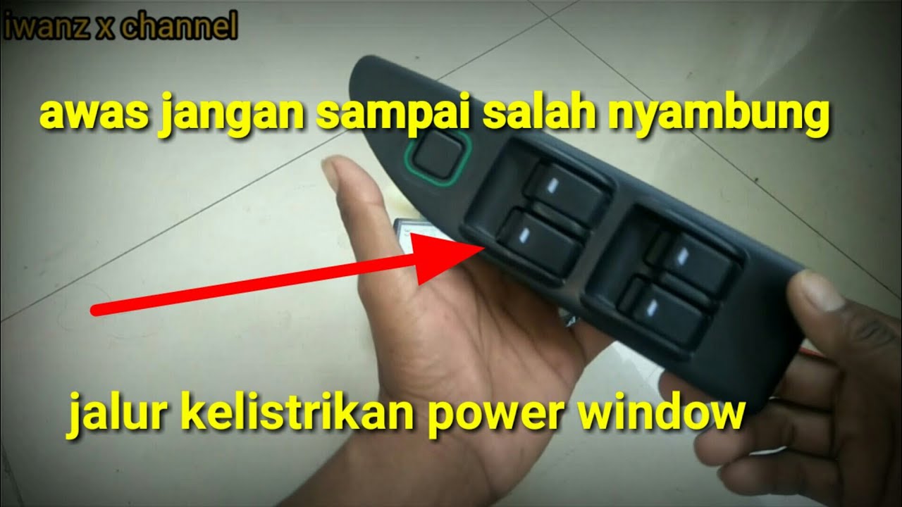 jalur kelistrikan !!!! power window izusu panther