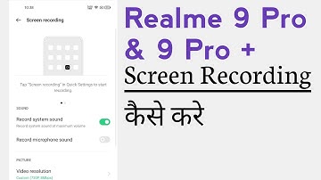Realme 9 Pro & 9 Pro+ How To Use Screen Recording
