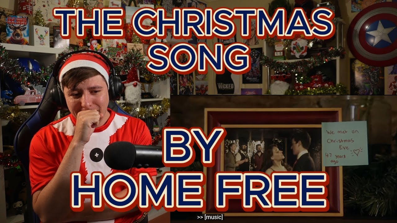 Я совсем не ожидала, что буду плакать!!!!!!!! Реакция на песню Home Free - The Christmas Song всл...
