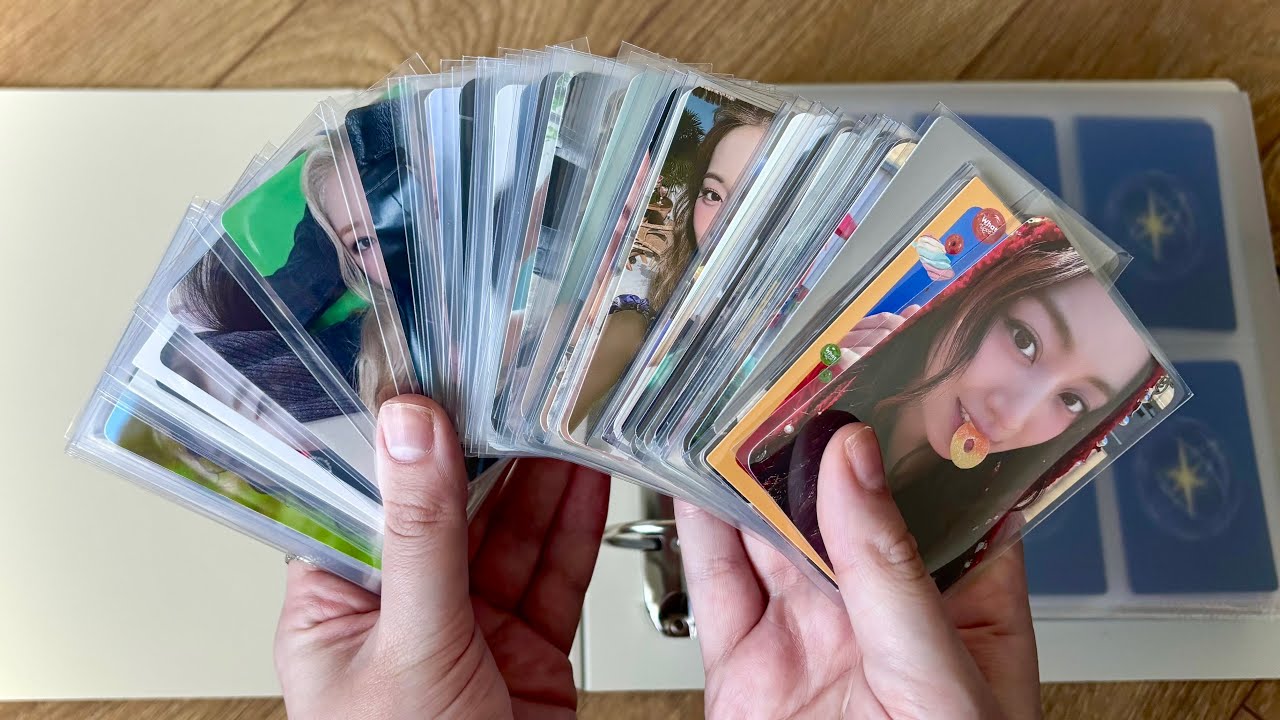 ASMR Storing Photocards #2 (Whispers, Tapping, Page Turning) (Mostly Twice and Dreamcatcher)