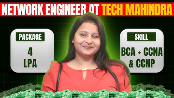 I GOT a 4 LPA Job at Tech Mahindra as a Network Engineer after CCNA & CCNP Training