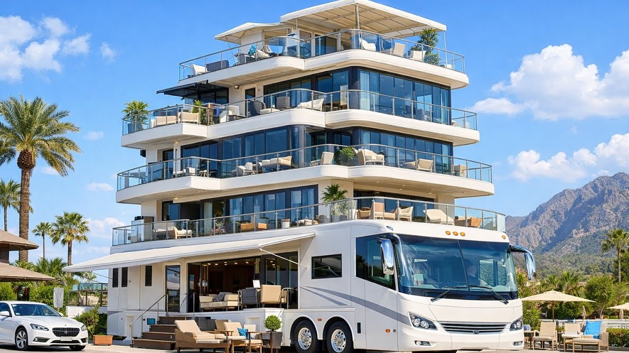 Inside the World’s First 5-Story Motorhome