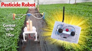 Agricultural Pesticide Spraying Robot | Arduino Remote Control Robot | Arduino Robot | Engineering