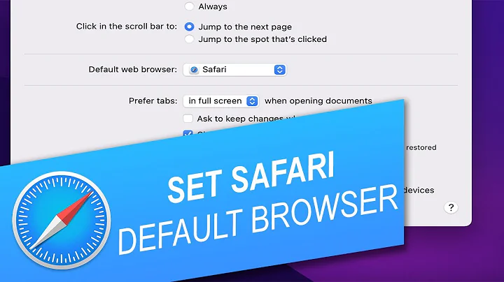 How to Set Safari as Your Default Browser on Mac, iPhone or iPad