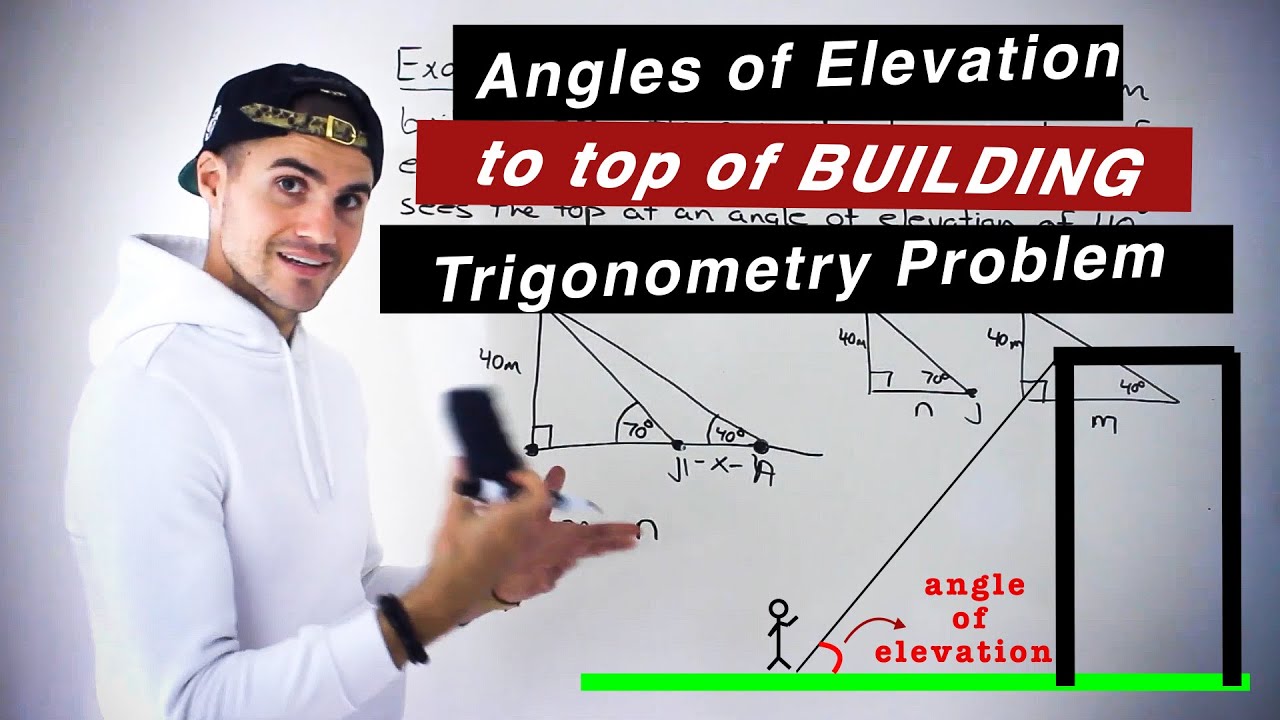 Angle Of Elevation Trig Word Problem Grade 10 Math MPM2D YouTube Angle Of Elevation Trig Word Problem Grade 10 Math MPM2D YouTube