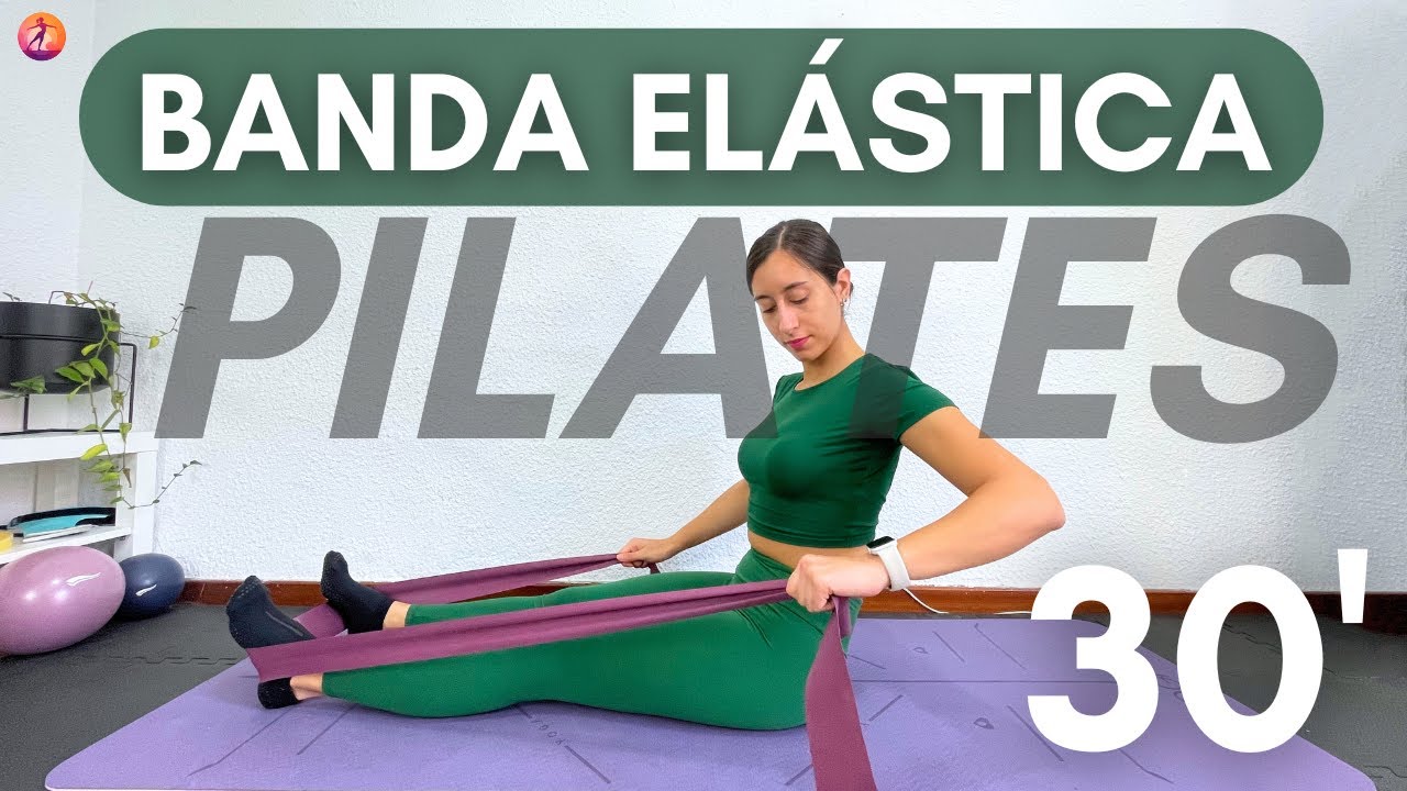 PILATES CON BANDA ELÁSTICA | Tonifica brazos, piernas y abdomen