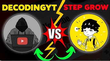 Step Grow Vs Decoding Yt || how decoding yt hack algorithm @stepgrow @decodingyt