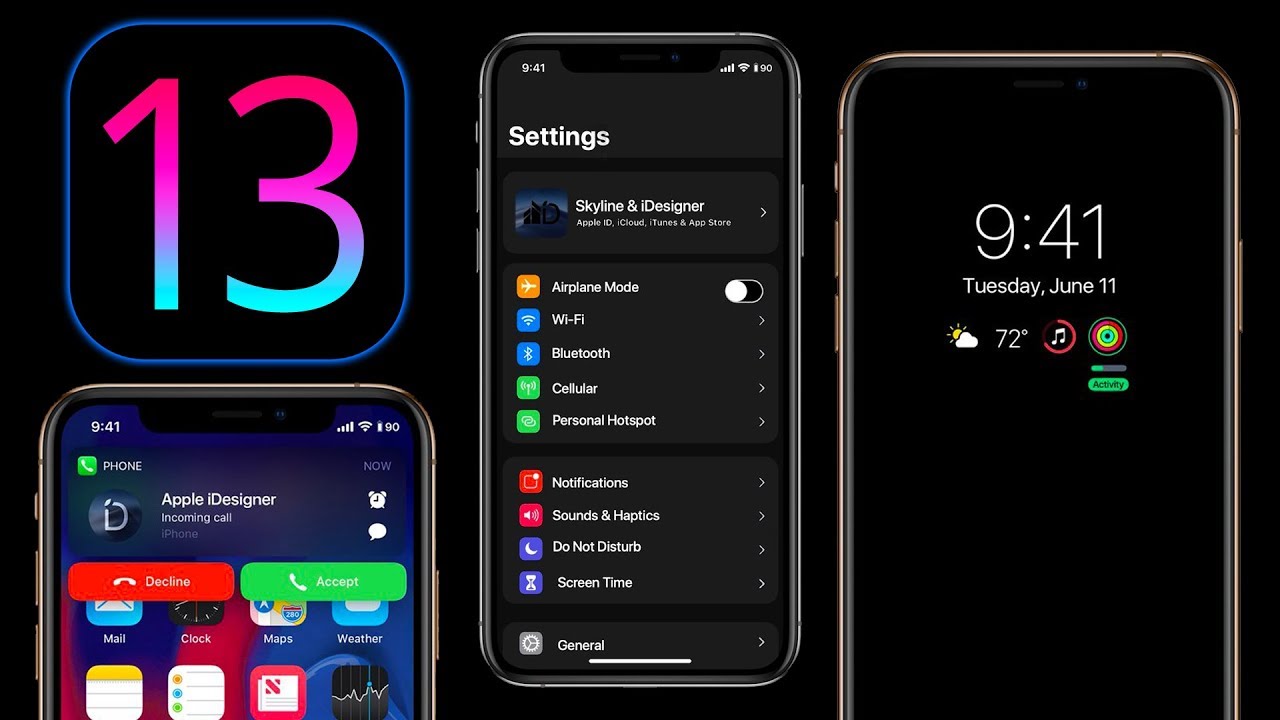 iOS 13 - Dark Mode, Always On Display, Redesign & More ...