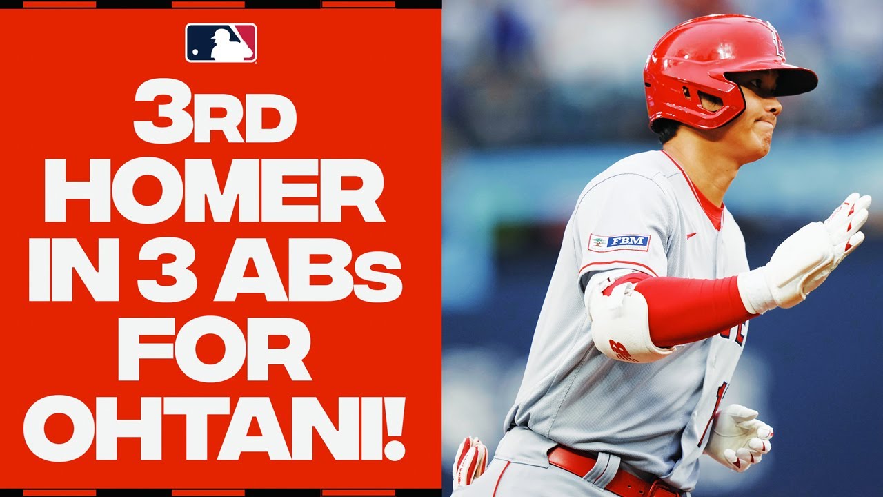SHOHEI OHTANI DOES IT AGAIN!!! His THIRD straight at-bat with a HOME RUN!! 大谷翔平ハイライト